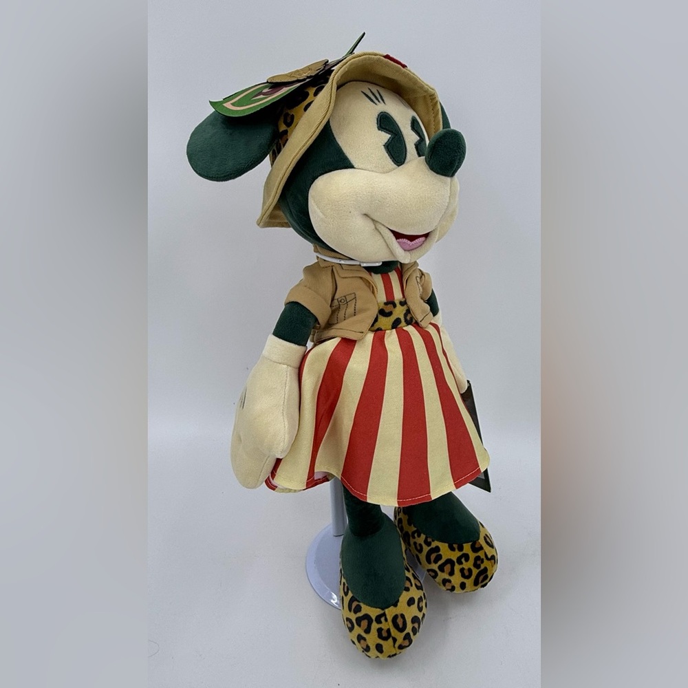 Disney’s Minnie Mouse Main Attraction Jungle Cruise Plush 16” 9/12 NWT HTF - Picture 1 of 6